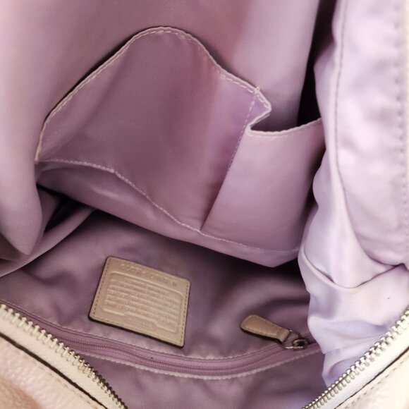 Euc Coach Alexadra Gold Leather Studded Shoulder Bag/Handbag - Picture 12 of 13